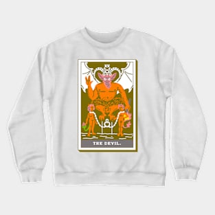 XV - The Devil - Tarot Card Crewneck Sweatshirt